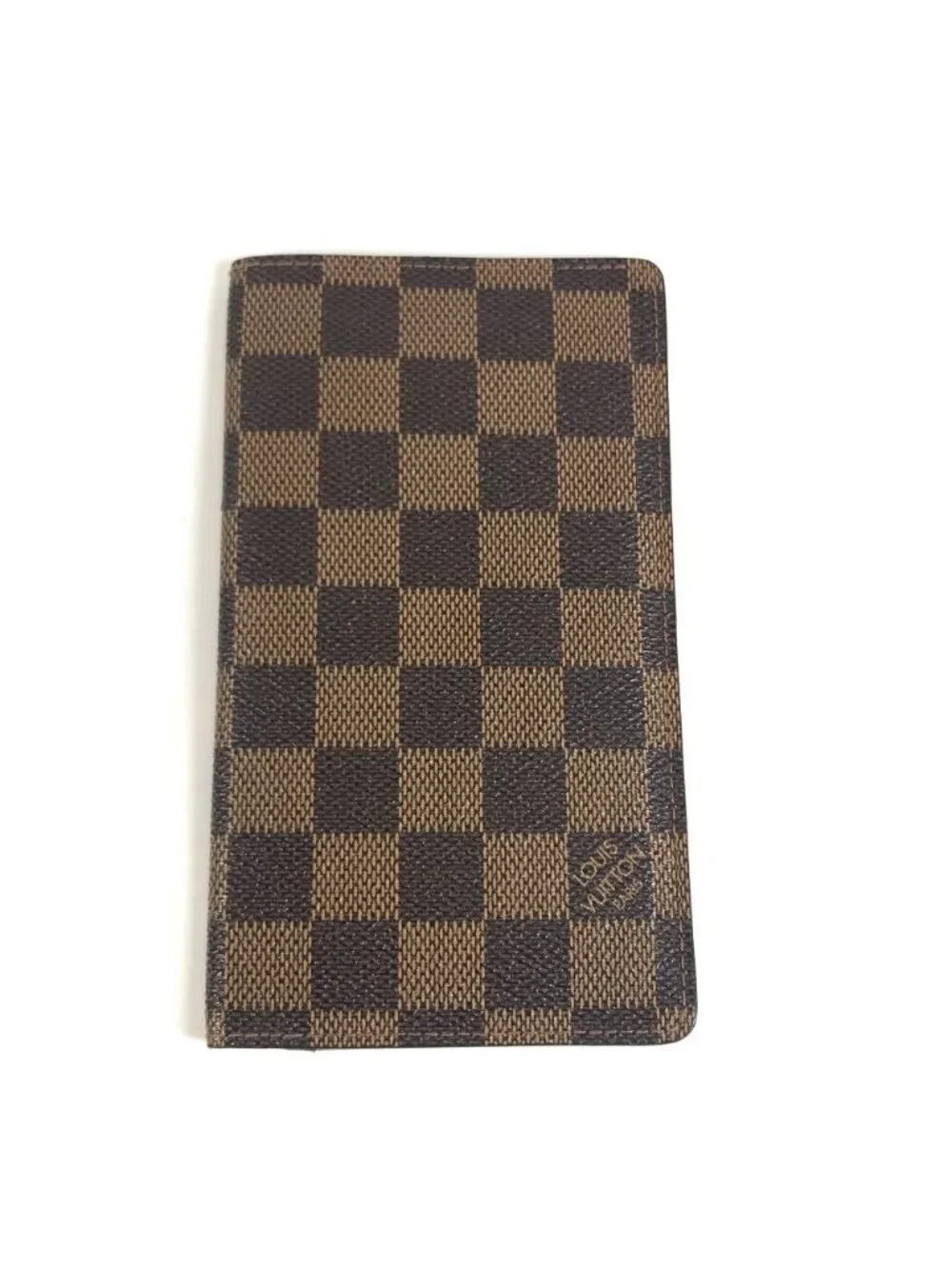 Louis Vuitton Notebook Cover Agenda Posh Damier Canvas Ebene Brown